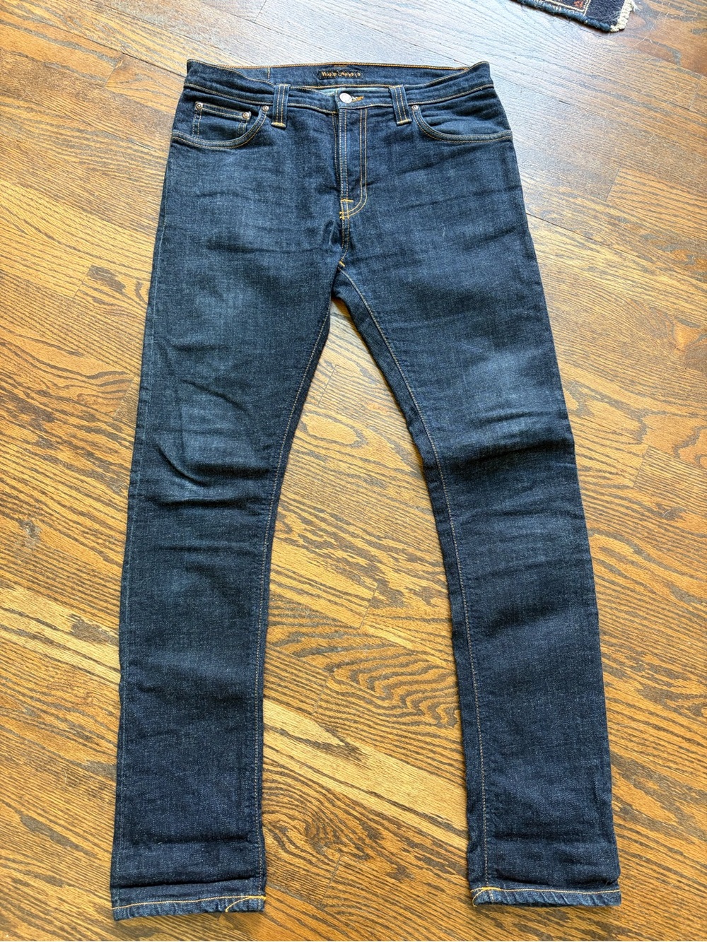 Nudie Jeans Tube Tom Organic Twill Rinsed Slim Skinny Denim Men’s 32